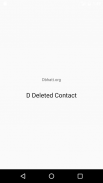Deleted Contact screenshot 1