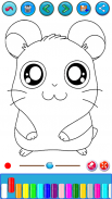 Livre de coloriage de hamster screenshot 1