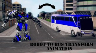 Real Police Bus Robot Warrior : Ultimate Robot Bus screenshot 6