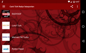 Canlı Türk Radyo İstasyonları screenshot 1