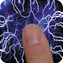 Electric screen simulator: touch for lightning art Icon