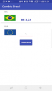 Câmbio Brasil screenshot 1