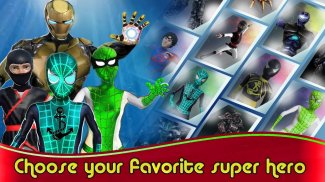 Iron Spider Rope Hero - Superhero Games screenshot 3