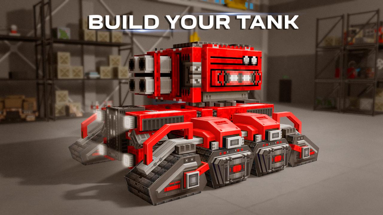 blocky cars tank games