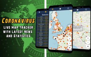 Coronavirus Tracker Map with Live News Updates screenshot 0