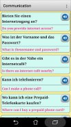 العبارات الألمانية للمسافر screenshot 5