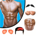 Man Abs Editor: Men Six pack,