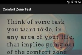 Comfort Zone Test screenshot 4