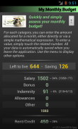 My Monthly Budget screenshot 1