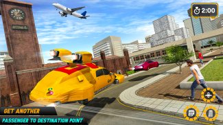 City Flying Car Taxi Simulator screenshot 0