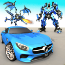 Flying Robot Car Transform War Icon