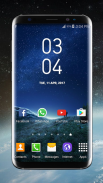 Digital Clock Galaxy S8 Plus screenshot 0