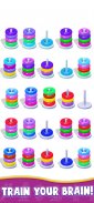 Hoop Stack Sort Puzzle 3D Game screenshot 4