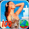 Puzzles for adults 16 (100 details) Icon