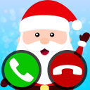 fake call Christmas game Icon