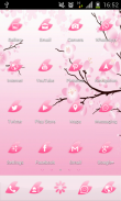 Pink Cherry Theme GO screenshot 2