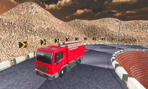 uphill cargo truck driving transport simulator screenshot 0