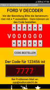 V******  Radio Code Calculator screenshot 2