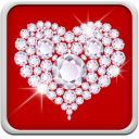 Diamond Hearts Live Wallpaper Icon