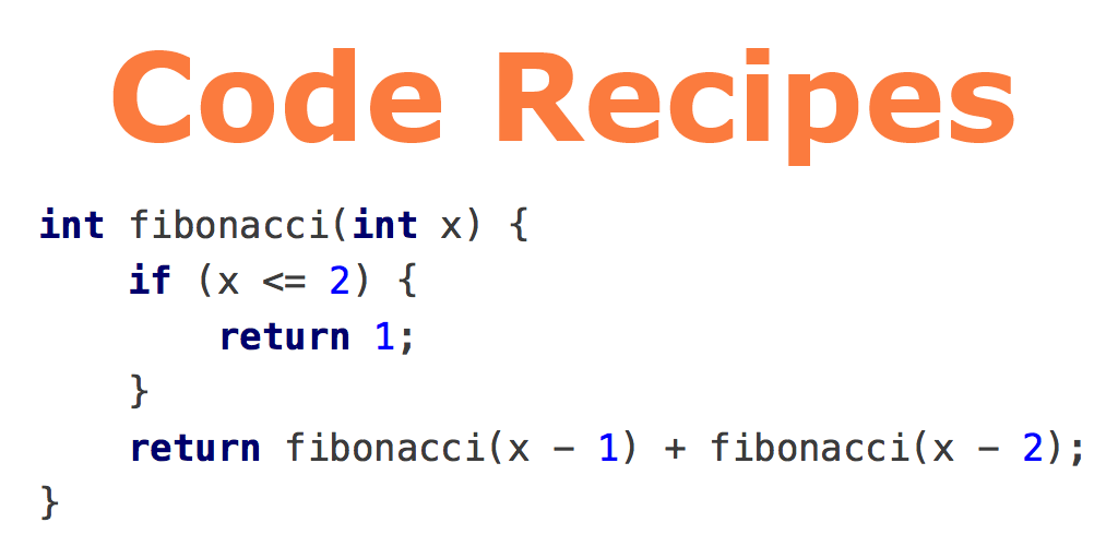 Java recipes