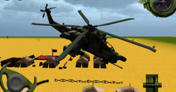 Боевой вертолет 3D полет screenshot 1