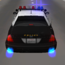 Polizei Auto fahren 3D Icon