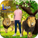 Lion Cut Paste Photo Editor Icon