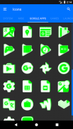 Inverted White and Green Icon Pack screenshot 16