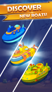 Mesclar Barcos—Magnata de barco ocioso screenshot 1