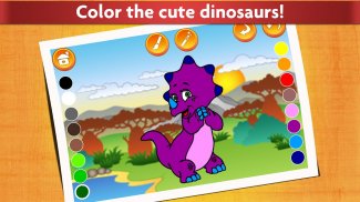 Libro Colorear Dinosaurios screenshot 5
