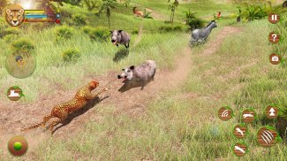 Cheetah Attack Simulator 3D Game Cheetah Sim screenshot 2