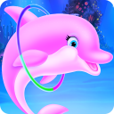 Cute Dolphin Caring & Dressup Icon