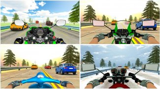 طريق سريع، حركة، الدراجة، راسر screenshot 2