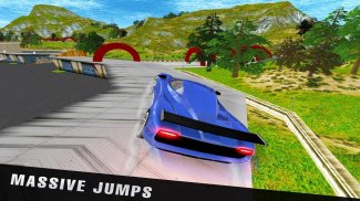 3D City Car Stunts Tantangan screenshot 14