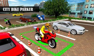 Bike Parking 2017 - Motorcycle Racing Adventure 3D screenshot 0