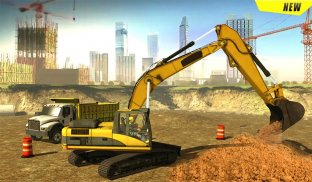 Excavator Construction Crane - Road Machine 2019 screenshot 5