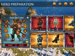 Olympus Rising: Hero Defense & لعبة استراتيجية screenshot 11