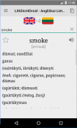 LithDict4Droid Anglų žodynas screenshot 8