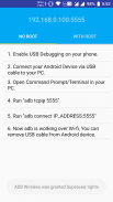 ADB Wireless (with & without root) screenshot 1