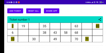 Tambola Ticket and Board screenshot 2