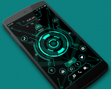 Futuristic Launcher 3 -AppLock screenshot 7