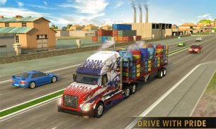 Euro Truck Driving Simulator Transport Truck Games screenshot 11