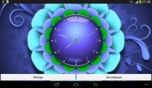 Sunflower Clock screenshot 2