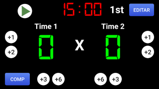 Virtual Scoreboard - Placar futebol, basquete screenshot 5