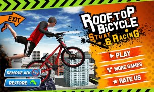 Rooftop Bicycle Stunt & Racing screenshot 14