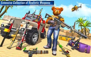 Teddy mogok beruang gun:permainan menembak kontra screenshot 1