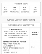 Autocosts screenshot 1