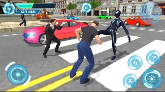 Super-herói lutando incrível batalha de crime screenshot 2