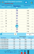 smart numbers for Loto(French) screenshot 1