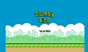 Lazy Bird / Clumsy Bird-The best hopping bird game screenshot 1